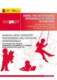 copertina del Manuale degli interventi professionali nell’adozione internazionale