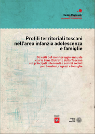 cover del rapporto Profili territoriali toscani nell’area infanzia adolescenza e famiglie