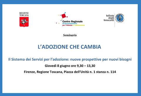 locandina del seminario L'adozione che cambia