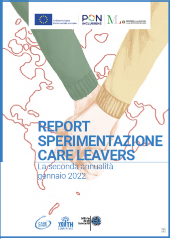 cover report Care leavers sperimentazione