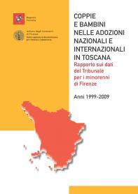 cover del report Coppie e bambini nelle adozioni nazionali e internazionali in Toscana