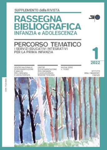 copertina del Supplemento alla RB 1/2022 dedicato al tema dei Servizi educativi per la prima infanzia - 