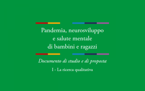 particolare della cover del rapporto di Ricerca Pandemia e salute mentale dei bambini