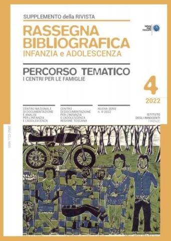 copertina del supplemento alla RB 4/2022 dedicato al tema dei Centri per le famiglie