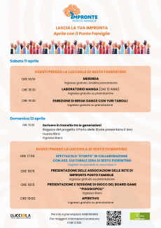 Programma eventi aprile 2026 