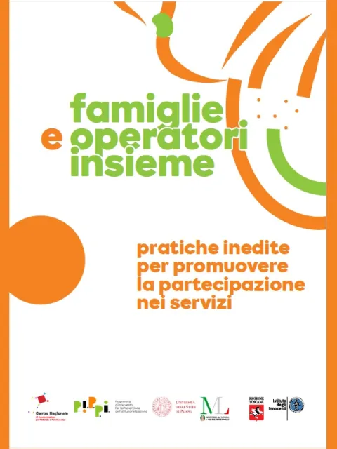 copertina del libro famiglie e operatori insieme