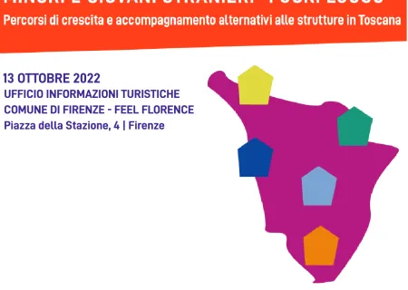 particolare del programma del convegno Minori e giovani stranieri “fuori luogo” - 13 ottobre 2022