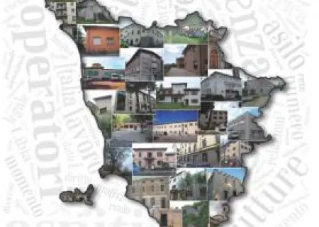 rappresentazione stilizzata della regione Toscana