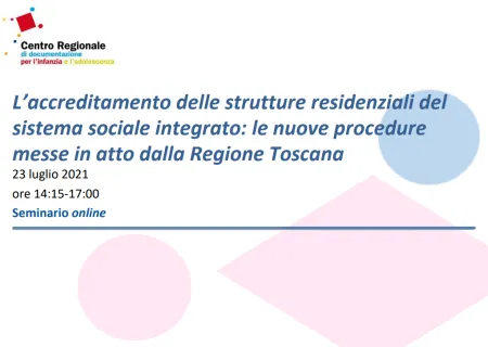 particolare del programma del Seminario online