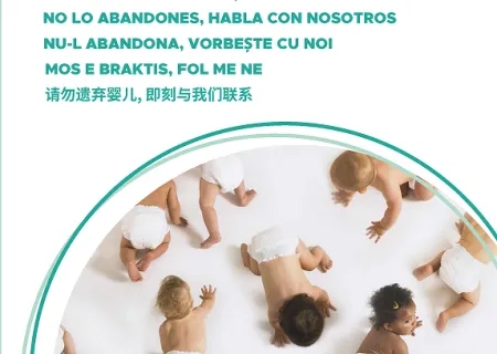 particolare della brochure del progetto Non abbandonarlo, parla con noi