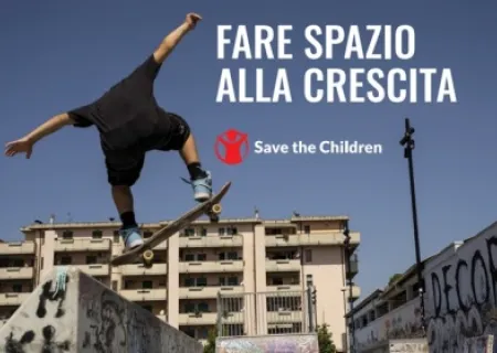 copertina del rapporto Fare spazio alla crescita di Save the Children