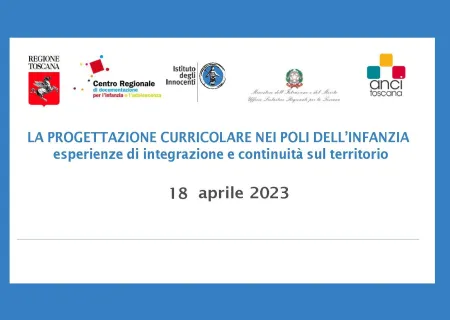 particolare del programma del seminario "La progettazione curricolare nei poli dell’infanzia"