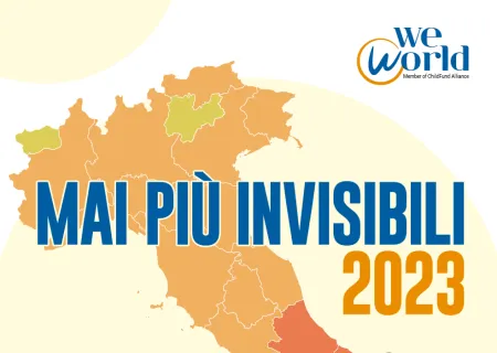 particolare della cover del rapporto Mai più invisibili 2023