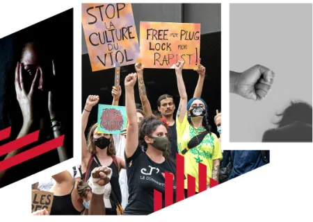 particolare della copertina del rapporto Violenza sulle donne Openpolis