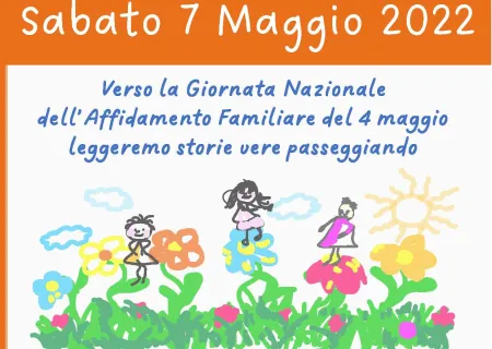 grafica della Passeggiata verso la giornata nazionale affido
