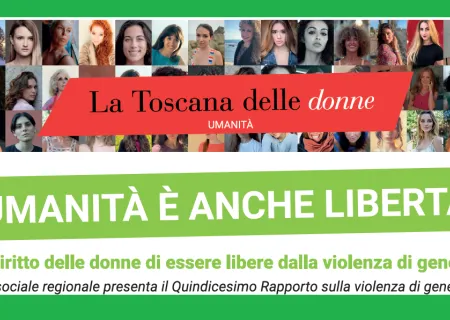 particolare dell'invito alla giornata di presentazione del XV rapporto sulla violenza di genere in Toscana