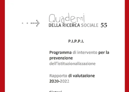 particolare cover report di valutazione 2020-2022 programma P.I.P.P.I.