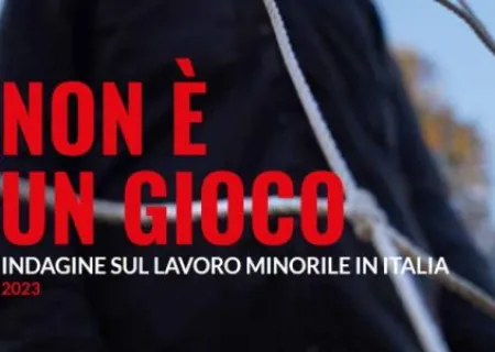 particolare della cover dell'indagine sul lavoro minorile di Save the Children