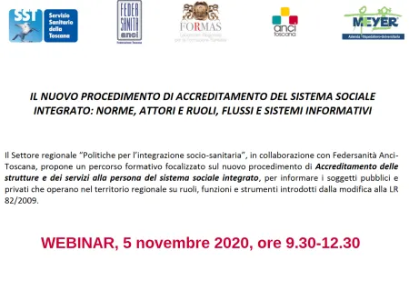 particolare del programma del webinar 5 novembre 2020